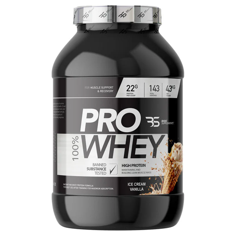 Basic Supplements Pro Whey 4.3kg - Titan Premium