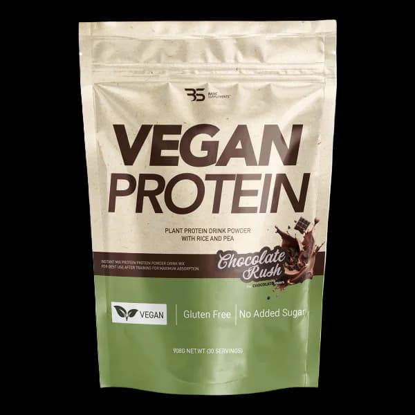 Basic Vegan Protein – Chocolate Rush 908g - Titan Premium