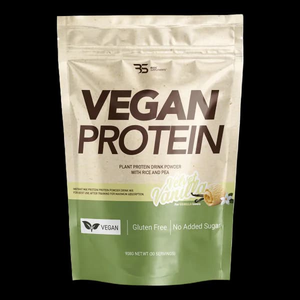 Basic Vegan Protein - Velvet Vanilla 908g - Titan Premium