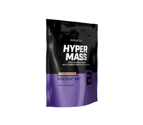 BiotechUsa Hypermass Gainer 1kg strawberry - Titan Premium