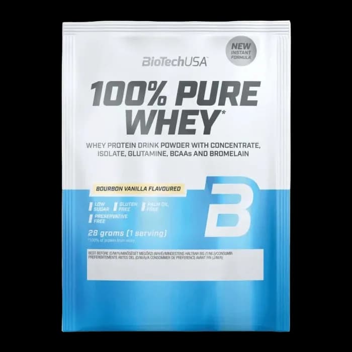 BioTechUSA Pure Whey Protein 28g BURBON-VANILA - Titan Premium