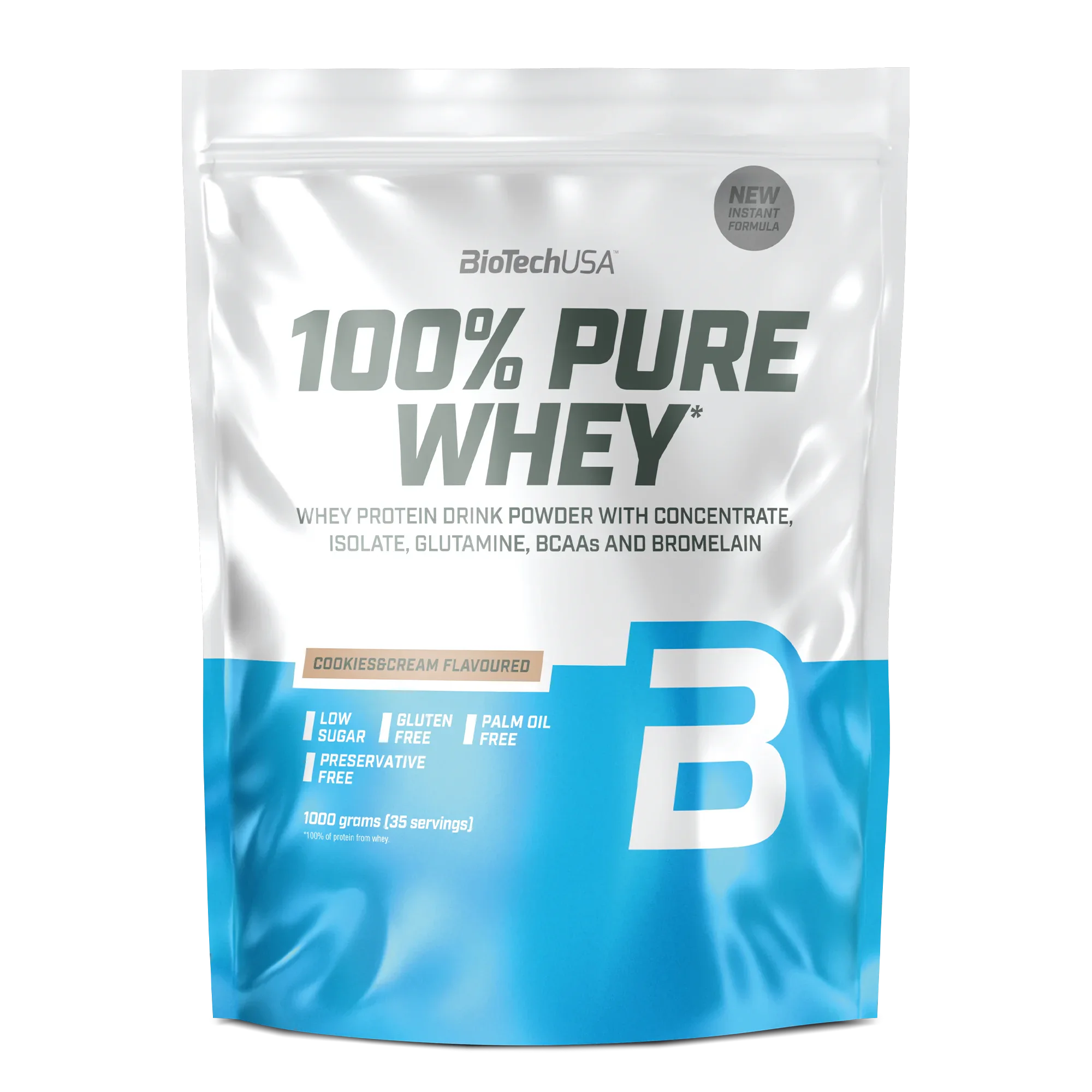 BioTechUSA Pure Whey Protein 900g COOKIES - Titan Premium