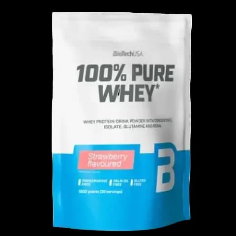 BioTechUSA Pure Whey Protein 900g JAGODA - Titan Premium
