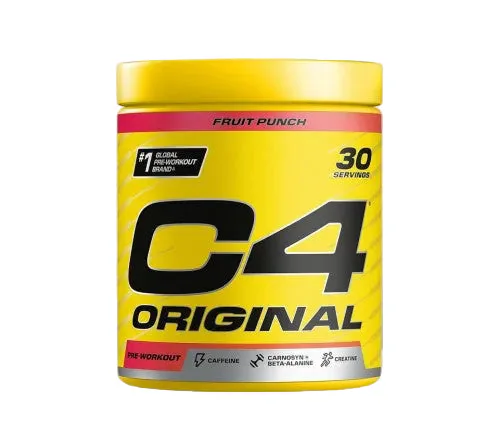 CEL C4 Org 204g Fruit Punch preworkout/reaktor - Titan Premium
